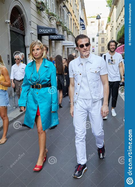 xenia adonts versace|Xenia Adonts is seen wearing coat and Carlo Sestini outside .